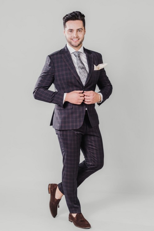Elegancka formalna odzież męska wizytowa na miarę